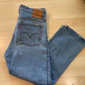 Levi's Light Blue Wedge Straight Jeans